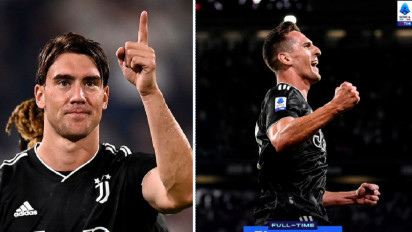Freekick Vlahovic Menangkan Juventus atas Lecce di Serie A