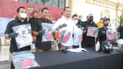 Ditreskrimum Polda dan Tim Petir Polres Bungo Tangkap Pelaku Perampokan Uang Nasabah di Bungo