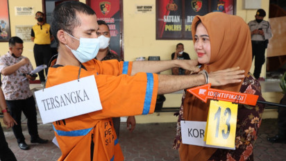 Detik-detik Rekonstruksi Kasus Pembunuhan Sadis di Siantar, Ada 32 Reka Adegan 