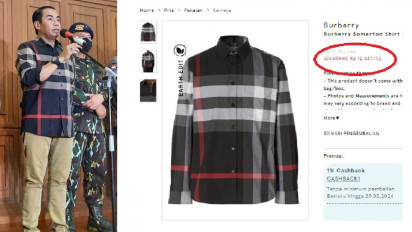 Pakai Kemeja Harga Rp12 Juta, "Outfit" Andi Rian Dibongkar Netizen, Disebut Brigjen Burberry