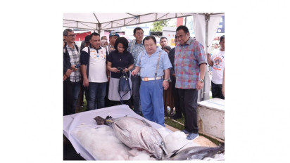 Raja Tuna dari Jepang Kyoshi Kimura Meriahkan Festival Tuna Gorontalo