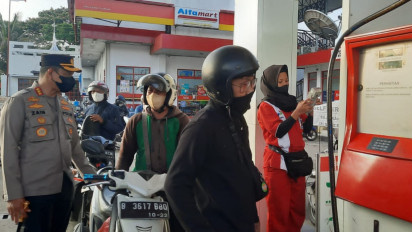 Harga BBM Bersubsidi Naik, Polisi Perketat Puluhan SPBU di Kota Tangerang 
