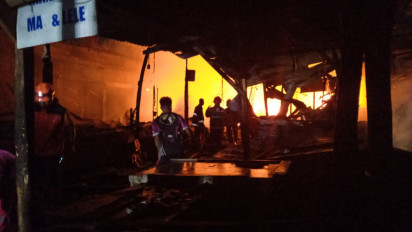 Puluhan Kios di Pasar Pasundan Kota Sukabumi Dilahap Si Jago Merah