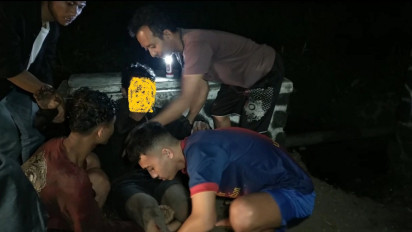 Ugal-Ugalan Sambil Mabuk Berat, Dua Remaja Ini Nyungsep ke Tengah Sawah, Ini Kronologinya