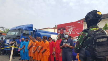 Puluhan Penimbun dan Pengoplos BBM Bersubsidi Diamankan Polda Jateng