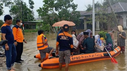 Banjir di Gunung Mas Kalteng Meluas, 2.176 KK Terdampak Hingga Tenda Pengungsian Disiapkan