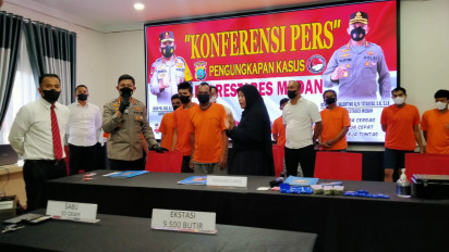 9.500 Butir Sabu Jenis Baru Bentuk Pil Berhasil Diamankan Satresnarkoba Polrestabes Medan