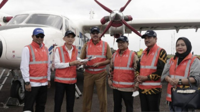 PT Dirgantara Indonesia Pamerkan Pesawat N-219 Berharap Negara G20 Tertarik