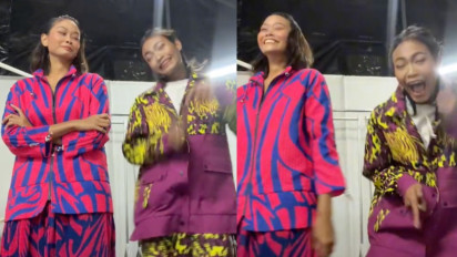 Bak Pinang Dibelah Dua, Begini Potret Bonge Citayam Fashion Week Dibilang Kembaran dengan Model INTM Sarah Tumiwa, Netizen: Semoga Jodoh