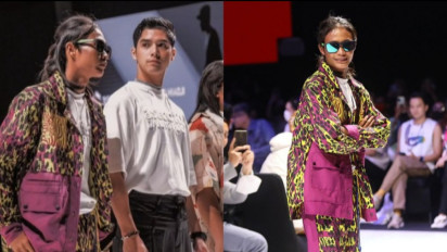 Memukau! Aksi Bonge Debut Fashion Show Bersanding dengan Al Ghazali, Netizen: Ini Baru Prestasi
