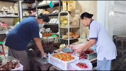 Imbas Naiknya BBM Bersubsidi, Harga Rempah-rempah dan Kebutuhan Pokok di Pasar Sempidi Badung Bali Melonjak