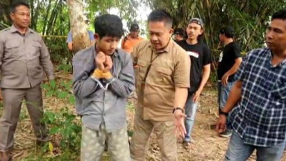 Polres Pesawaran Tangkap Pelaku Pembunuhan Terhadap Siswi SMP di Kebun Karet