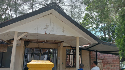 Ledakan Hebat di Mako Ditpolairud Polda Sultra, Sejumlah Rumah Warga Rusak