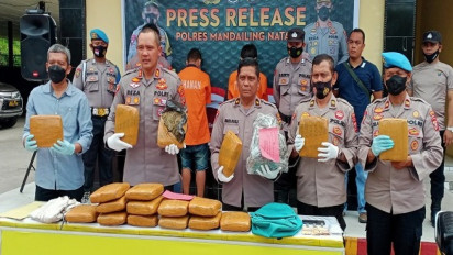 Gegara Tergiur Diupah Tinggi Jadi Kurir Ganja, Seorang Pemuda Asal Madina Dihukum Seumur Hidup