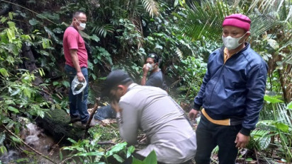 Mayat dengan Kepala Sudah jadi Tengkorak Ditemukan di Gegerbitung Sukabumi
