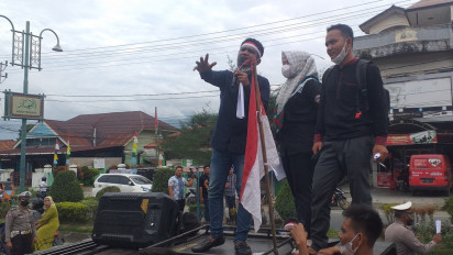 Tolak Rekomendasi Tunggal Calon PJ Bupati Aceh Tenggara, Mahasiswa Demo DPRK