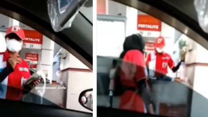 Viral Video Protes Pengemudi Taksi Online Hanya Boleh Mengisi BBM Jenis Pertalite Sekali Dalam Sehari