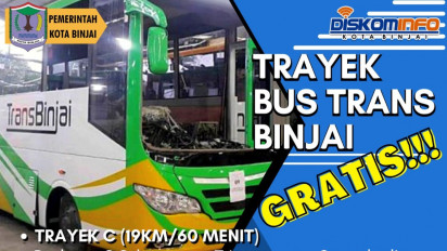Harga BBM Naik, Pemko Binjai Gratiskan Rakyat Menggunakan Bus Trans Binjai