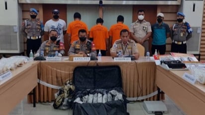 Polres Bandara Soekarno-Hatta Gagalkan Penyelundupan 34 Ribu Ekor Benih Lobster