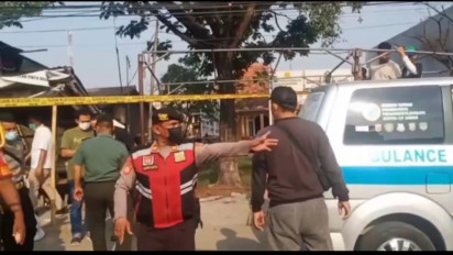 Cemburu, Suami di Bekasi Habisi Selingkuhan Istri hingga Tewas Bersimbah Darah di depan Pasar