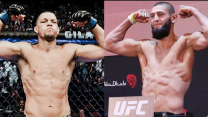Memanas! Khamzat Chimaev Sesumbar Bisa Taklukan Nate Diaz Gangster UFC Cukup 1 Ronde