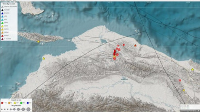 Rentetan Gempa Guncang Mamberamo Tengah Papua, Paling Besar Bermagnitudo 6,2