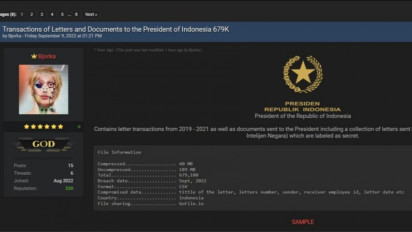 Badan Siber dan Sandi Negara Telusuri Dugaan Kebocoran Data yang Diklaim Bjorka