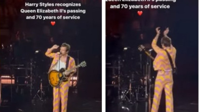 Harry Style Ajak Penonton Konsernya Beri Penghormatan Terakhir untuk Ratu Elizabeth II saat Tampil di New York