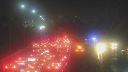 Dampak Hujan Sepanjang Hari, Ruas Jalan Tol Tangerang Banjir Akibatkan Antrean Panjang Hingga Tengah Malam