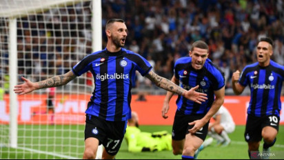 Gol Marcelo Brozovic bantu Inter Milan Kalahkan Torino 1-0