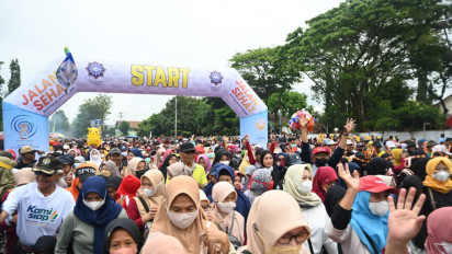 Sambut Muktamar Muhammadiyah ke-48, Ribuan Warga Kebumen Ikuti Jalan Sehat