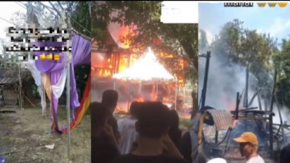 Viral Rumah Pengantin Ludes Terbakar Beserta Uang Maharnya, Netizen: Ulah Mantan