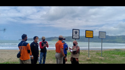 Gempa 5,6 SR Guncang Pacitan, BPBD Monitoring Ketinggian Air di Sejumlah Pantai