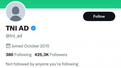 Duh! Akun Twitter Milik TNI AD Diretas, Dipenuhi Gambar Pudgy Penguin