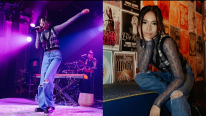 Salut! Momen Niki Zefanya Kibarkan Bendera Indonesia Saat Konser di Amerika Serikat, Netizen Turut Bangga