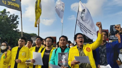 Demo Tolak Harga BBM Naik, Ribuan Mahasiswa dan Buruh "Geruduk" Istana Hari Ini