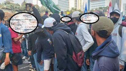 Pelajar Kembali Ikut Dalam Demo Tolak Kenaikan Harga BBM di Jakarta