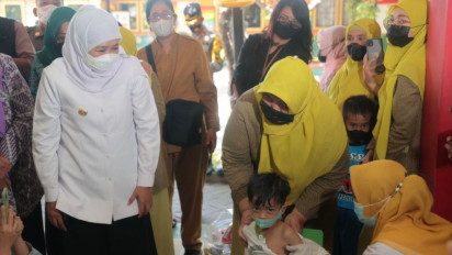 Telas Sasar 2.238.481 Anak, Pelaksanaan Bulan Imunisasi Anak Nasional (BIAN) Tahap II di Jatim Capai 95,2 Persen