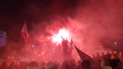 Massa Demo Tolak BBM Naik Masih Bertahan di Patung Kuda, Polda Metro: Lalin Sekitar Istana Masih Dialihkan