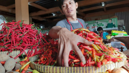 Imbas Kenaikan BBM, Harga Cabai Sejumlah Pasar Tradisional di Kabupaten Boyolali Meroket Capai Rp80 Ribu per Kilo