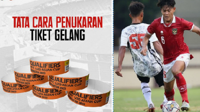 Tata Cara Penukaran Tiket Gelang Menonton Timnas U-20 di Kualifikasi Piala Asia U-20 di Stadion Gelora Bung Tomo