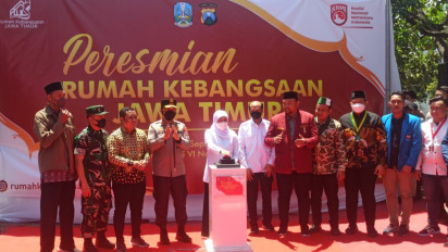 Berharap jadi Pusat Kajian Intelektual dan Sosial, Gubernur Jatim Resmikan Rumah Kebangsaan