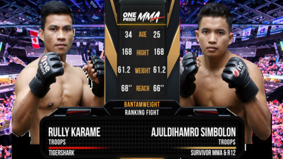 Jalani Classic Fight One Pride, Rully Karame Tak Peduli Ajuldihamro Lebih Muda