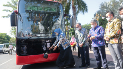 Jawa Timur segera Operasikan Bus Listrik sebagai Armada Transportasi Umum