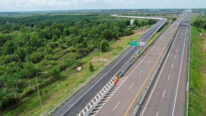 Tol Trans Sumatera Ruas Simpang Indralaya-Prabumulih Ditargetkan Beroperasi Awal 2023