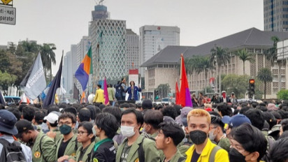 Aliansi BEM Seluruh Indonesia Geruduk Istana Negara Hari Ini, Tolak Kenaikan Harga BBM