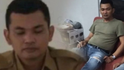 Ditangkap Polisi di Rumah, PNS Sinjai yang Tendang Sepeda Motor Perempuan Sempat Merokok Dulu Sebelum Dibawa ke Polres, Duduk Santai di Sebelah Polisi