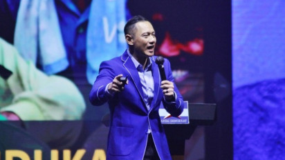 AHY Bantah Elektabilitas Demokrat Naik Karena Moeldoko: Saya Tidak Terima