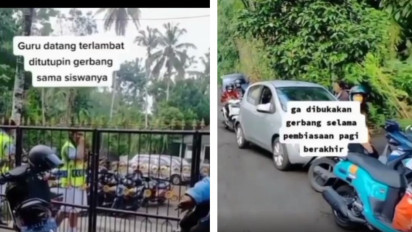 Viral Video Siswa Tak Mengizinkan Guru Masuk ke Sekolah Karena Datang Terlambat, Tuai Pujian Netizen