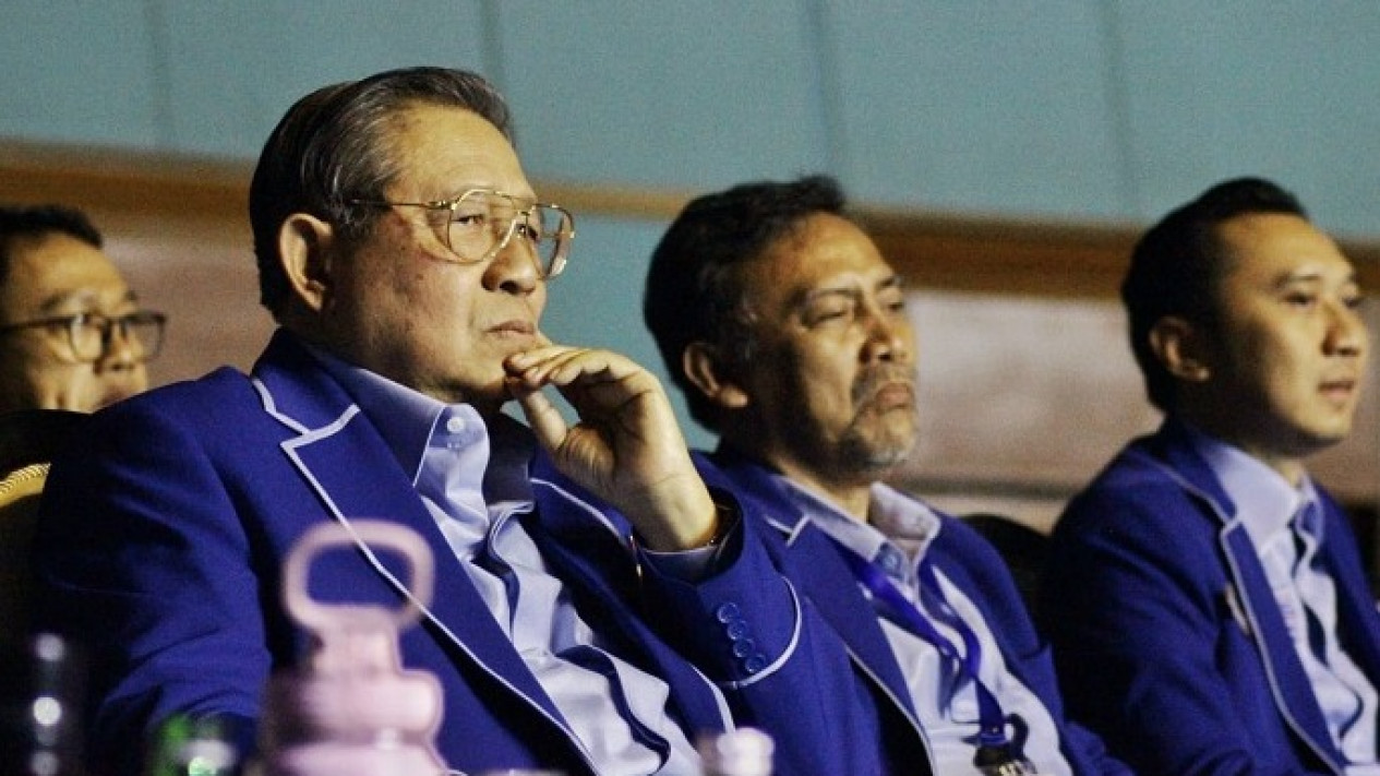 SBY di Rapimnas Demokrat: Saya Sudah Pensiun, yang Muda-muda Saja
            - galeri foto